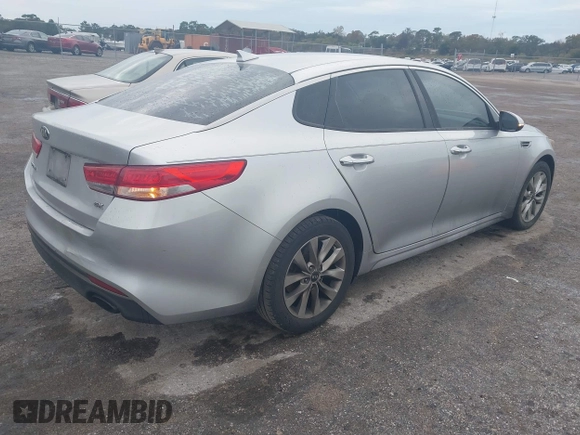 ✅ 2016 Kia Optima EX • VIN: 5XXGU4L30GG051846 • Lot: 43944816. Wystawiony na IAAI z przebiegiem 156 632 mil. Bezpłatny archiwum sprzedaży aukcyjnych z USA i szczegółowy raport historii pojazdu na DreamBid. Zdjęcie 4.
