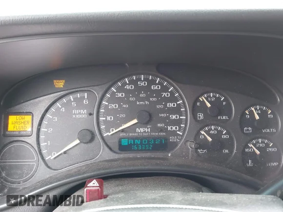 ✅ 2002 Chevrolet Tahoe LS • VIN: 1GNEC13Z22J291862 • Лот: 44158352. Опубліковано раніше на IAAI з пробігом 163 392 миль. Безкоштовний доступ до архіву аукціонних продажів зі США та докладний звіт про історію автомобіля на DreamBid. Зображення 7.