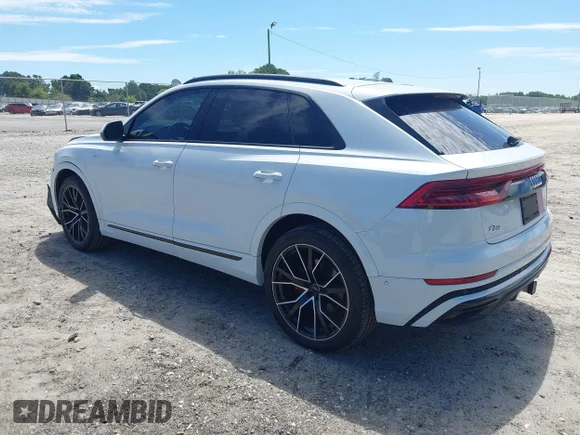 ✅ 2020 Audi Q8 Prestige • VIN: WA1FVAF14LD005386 • Лот: 42728343. Опубліковано раніше на IAAI з пробігом 71 393 миль. Безкоштовний доступ до архіву аукціонних продажів зі США та докладний звіт про історію автомобіля на DreamBid. Зображення 3.