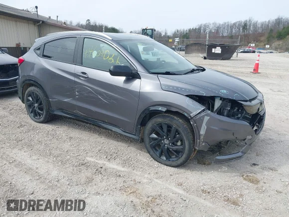 ✅ 2022 Honda HR-V Sport • VIN: 3CZRU6H14NM758921 • Lot: 44609066. Listed on IAAI with 41,746 mi. Free auction sales archive from the USA and detailed vehicle history report at DreamBid. Image 1.