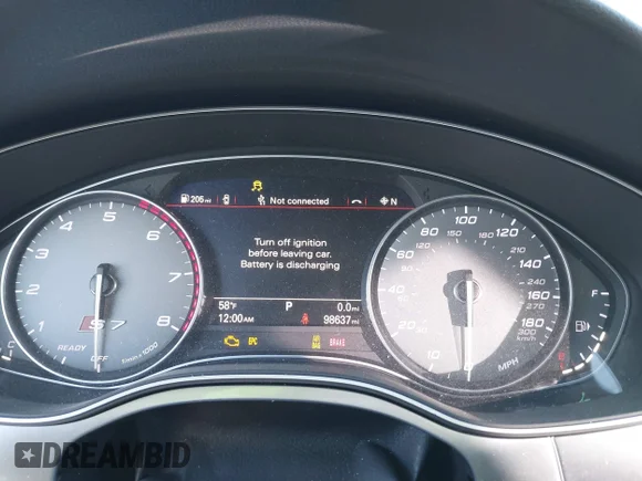 ✅ 2017 Audi S7 Prestige • VIN: WAU2FAFC1HN061237 • Лот: 43610799. Опубліковано раніше на IAAI з пробігом 98 637 миль. Безкоштовний доступ до архіву аукціонних продажів зі США та докладний звіт про історію автомобіля на DreamBid. Зображення 7.