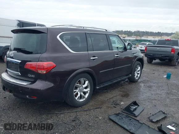 ✅ 2014 Infiniti QX80 • VIN: JN8AZ2NE1E9061939 • Лот: 41955183. Опубликован ранее на IAAI с пробегом 137 298 миль. Бесплатный доступ к архиву аукционных продаж из США и подробный отчёт об истории автомобиля на DreamBid. Изображение 4.