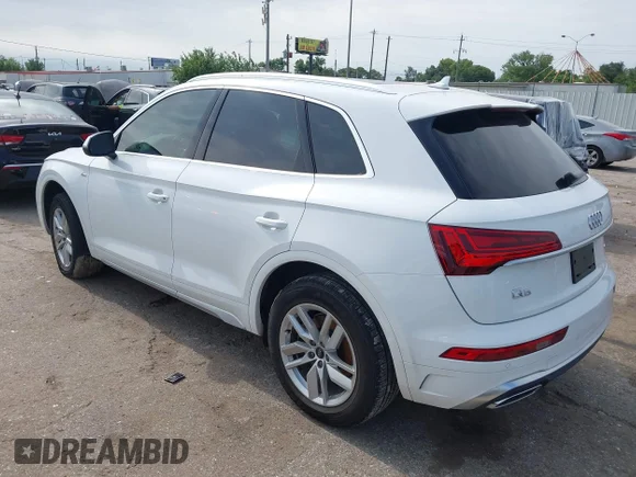 ✅ 2022 Audi Q5 S line Premium • VIN: WA1GAAFY2N2018455 • Lot: 45015508. Listed on IAAI with Not provided. Free auction sales archive from the USA and detailed vehicle history report at DreamBid. Image 3.
