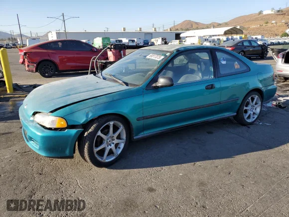 ✅ 1994 Honda Civic DX • VIN: 1HGEJ2120RL026352 • Lot: 69817075. Listed on Copart with 230,419 mi. Free auction sales archive from the USA and detailed vehicle history report at DreamBid. Image 1.