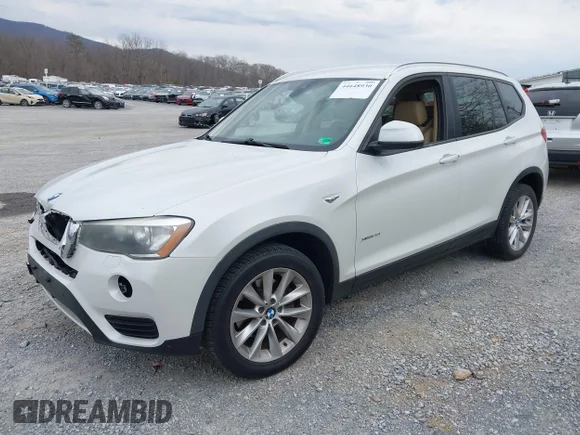✅ 2016 BMW X3 xDrive28i • VIN: 5UXWX9C57G0D91578 • Lot: 44648930. Listed on IAAI with 115,397 mi. Free auction sales archive from the USA and detailed vehicle history report at DreamBid. Image 2.