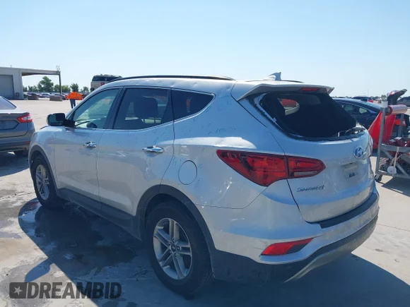 ✅ 2018 Hyundai Santa Fe 2.4L • VIN: 5XYZU3LB6JG537283 • Lot: 45083574. Listed on IAAI with 158,638 mi. Free auction sales archive from the USA and detailed vehicle history report at DreamBid. Image 3.