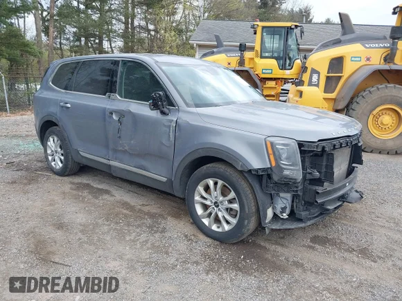 ✅ 2022 Kia Telluride LX • VIN: 5XYP24HC9NG219104 • Lot: 42026163. Listed on IAAI with 82,002 mi. Free auction sales archive from the USA and detailed vehicle history report at DreamBid. Image 1.