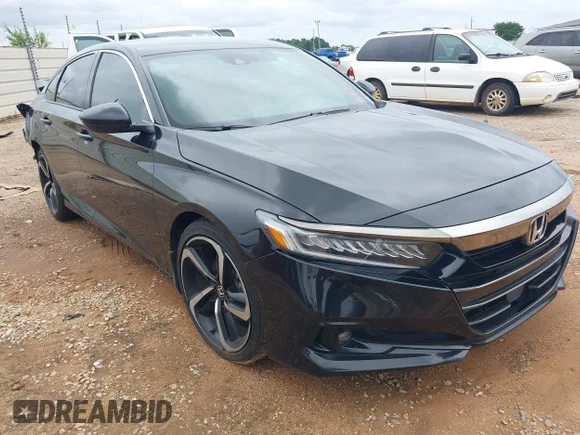 ✅ 2021 Honda Accord Sport • VIN: 1HGCV1F39MA032937 • Lot: 45182121. Wystawiony na IAAI z przebiegiem 64 420 mil. Bezpłatny archiwum sprzedaży aukcyjnych z USA i szczegółowy raport historii pojazdu na DreamBid. Zdjęcie 1.