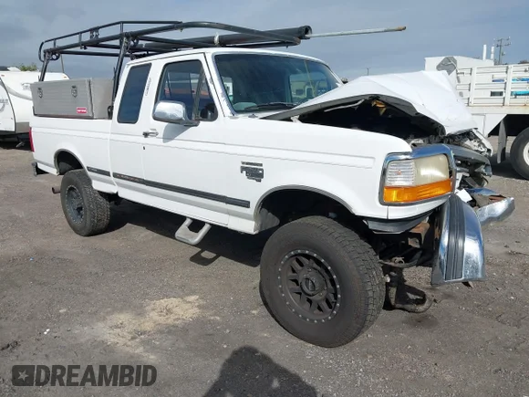 ✅ 1996 Ford F-250 • VIN: 1FTHX25F7TEB48709 • Lot: 44395423. Listed on IAAI with 32,247 mi. Free auction sales archive from the USA and detailed vehicle history report at DreamBid. Image 1.