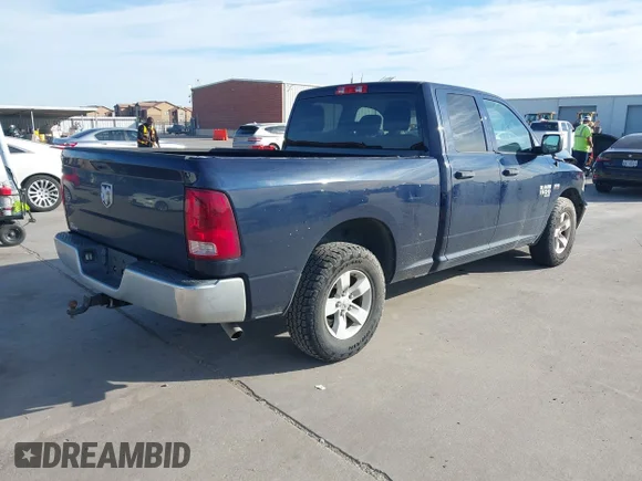 ✅ 2019 Ram 1500 Tradesman • VIN: 1C6RR6FT6KS563117 • Lot: 44800136. Listed on IAAI with 87,312 mi. Free auction sales archive from the USA and detailed vehicle history report at DreamBid. Image 4.