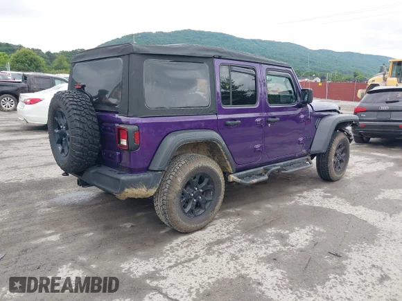 ✅ 2023 Jeep Wrangler Sport S • VIN: 1C4HJXDN8PW533722 • Лот: 45396448. Опубліковано раніше на IAAI з пробігом 65 576 миль. Безкоштовний доступ до архіву аукціонних продажів зі США та докладний звіт про історію автомобіля на DreamBid. Зображення 4.