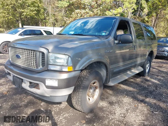 ✅ 2003 Ford Excursion Limited • VIN: 1FMNU43S03EA92003 • Лот: 43522837. Опубликован ранее на IAAI с пробегом 118 311 миль. Бесплатный доступ к архиву аукционных продаж из США и подробный отчёт об истории автомобиля на DreamBid. Изображение 2.