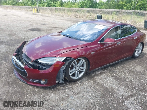 ✅ 2012 Tesla Model S • VIN: 5YJSA1DN2CFS00904 • Lot: 42371180. Listed on IAAI with Not provided. Free auction sales archive from the USA and detailed vehicle history report at DreamBid. Image 2.