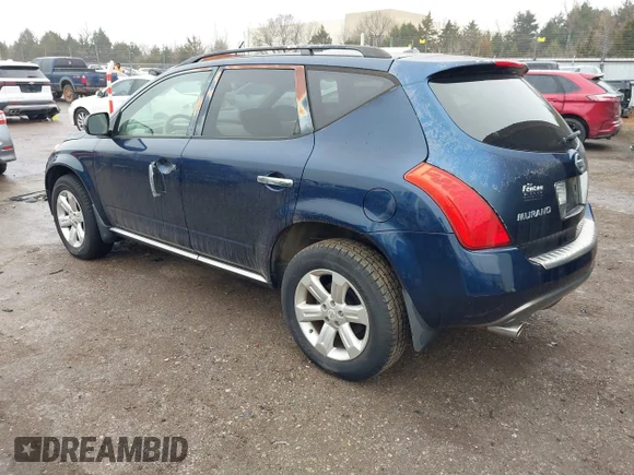 ✅ 2007 Nissan Murano SL • VIN: JN8AZ08T57W504595 • Lot: 44536704. Wystawiony na IAAI z przebiegiem 138 469 mil. Bezpłatny archiwum sprzedaży aukcyjnych z USA i szczegółowy raport historii pojazdu na DreamBid. Zdjęcie 3.