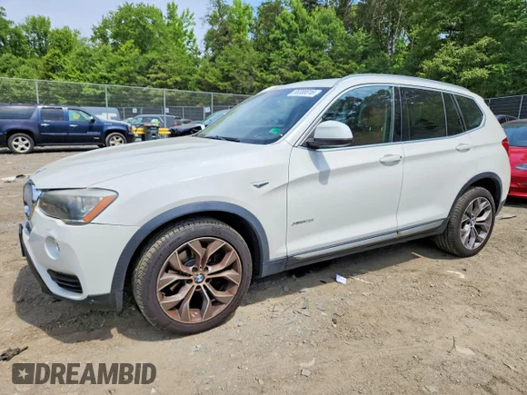 ✅ 2017 BMW X3 xDrive28i • VIN: 5UXWX9C32H0W68070 • Lot: 56388816. Wystawiony na Copart z przebiegiem 82 898 mil. Bezpłatny archiwum sprzedaży aukcyjnych z USA i szczegółowy raport historii pojazdu na DreamBid. Zdjęcie 1.