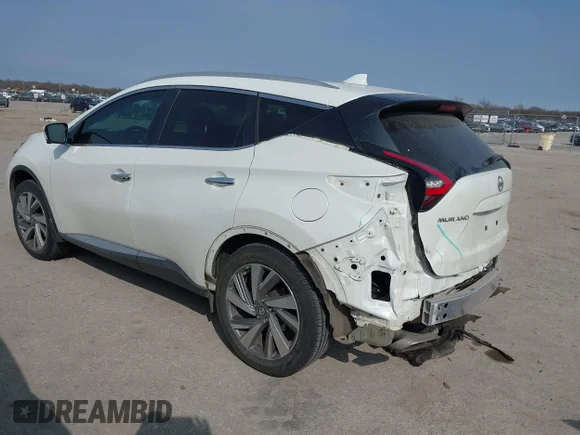 ✅ 2020 Nissan Murano SL • VIN: 5N1AZ2CJ3LN110053 • Lot: 44431413. Wystawiony na IAAI z przebiegiem 69 092 mil. Bezpłatny archiwum sprzedaży aukcyjnych z USA i szczegółowy raport historii pojazdu na DreamBid. Zdjęcie 3.