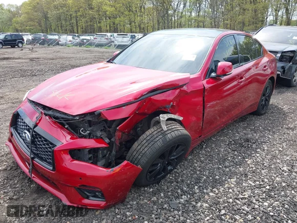 ✅ 2021 Infiniti Q50 Luxe • VIN: JN1EV7BR8MM750534 • Lot: 42185540. Wystawiony na IAAI z przebiegiem 23 291 mil. Bezpłatny archiwum sprzedaży aukcyjnych z USA i szczegółowy raport historii pojazdu na DreamBid. Zdjęcie 6.