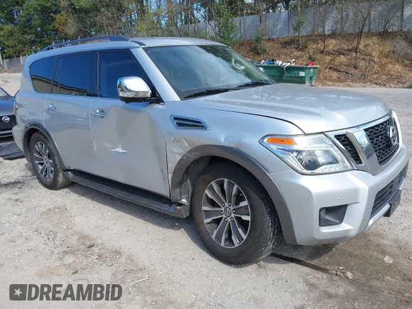 ✅ 2018 Nissan Armada Platinum • VIN: JN8AY2ND8J9059819 • Lot: 43343652. Wystawiony na IAAI z przebiegiem 136 053 mil. Bezpłatny archiwum sprzedaży aukcyjnych z USA i szczegółowy raport historii pojazdu na DreamBid. Zdjęcie 1.