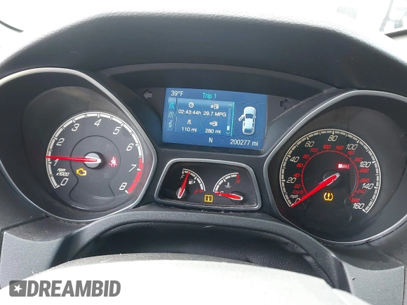 ✅ 2014 Ford Focus ST • VIN: 1FADP3L92EL282243 • Lot: 44357259. Wystawiony na IAAI z przebiegiem 200 277 mil. Bezpłatny archiwum sprzedaży aukcyjnych z USA i szczegółowy raport historii pojazdu na DreamBid. Zdjęcie 7.