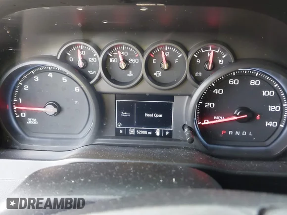 ✅ 2021 Chevrolet Silverado 1500 Custom • VIN: 1GCPYBEH4MZ116823 • Lot: 43279584. Wystawiony na IAAI z przebiegiem 52 006 mil. Bezpłatny archiwum sprzedaży aukcyjnych z USA i szczegółowy raport historii pojazdu na DreamBid. Zdjęcie 7.