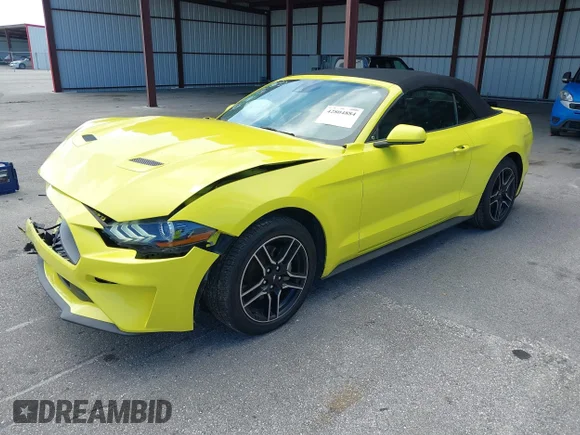✅ 2021 Ford Mustang EcoBoost • VIN: 1FATP8UH8M5105729 • Lot: 42804884. Wystawiony na IAAI z przebiegiem 79 276 mil. Bezpłatny archiwum sprzedaży aukcyjnych z USA i szczegółowy raport historii pojazdu na DreamBid. Zdjęcie 2.