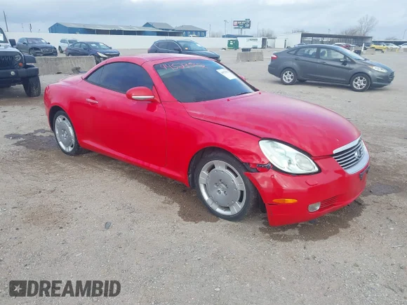 ✅ 2004 Lexus SC 430 • VIN: JTHFN48Y740051349 • Лот: 44523542. Опубликован ранее на IAAI с пробегом 196 359 миль. Бесплатный доступ к архиву аукционных продаж из США и подробный отчёт об истории автомобиля на DreamBid. Изображение 1.