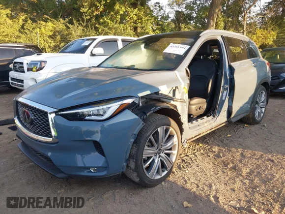 ✅ 2022 Infiniti QX50 Sensory • VIN: 3PCAJ5EB2NF108962 • Лот: 43211994. Опубліковано раніше на IAAI з пробігом 30 549 миль. Безкоштовний доступ до архіву аукціонних продажів зі США та докладний звіт про історію автомобіля на DreamBid. Зображення 6.