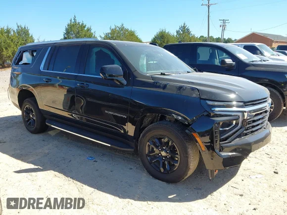 ✅ 2025 Chevrolet Suburban • VIN: 1GNS6BRDXSR180635 • Lot: 43367119. Wystawiony na IAAI z przebiegiem 26 064 mil. Bezpłatny archiwum sprzedaży aukcyjnych z USA i szczegółowy raport historii pojazdu na DreamBid. Zdjęcie 1.