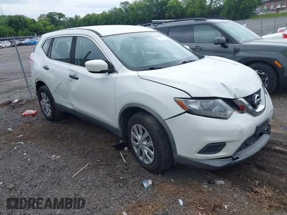 ✅ 2016 Nissan Rogue S • VIN: KNMAT2MT7GP699687 • Лот: 45334050. Опубликован ранее на IAAI с пробегом 126 794 миль. Бесплатный доступ к архиву аукционных продаж из США и подробный отчёт об истории автомобиля на DreamBid. Изображение 1.