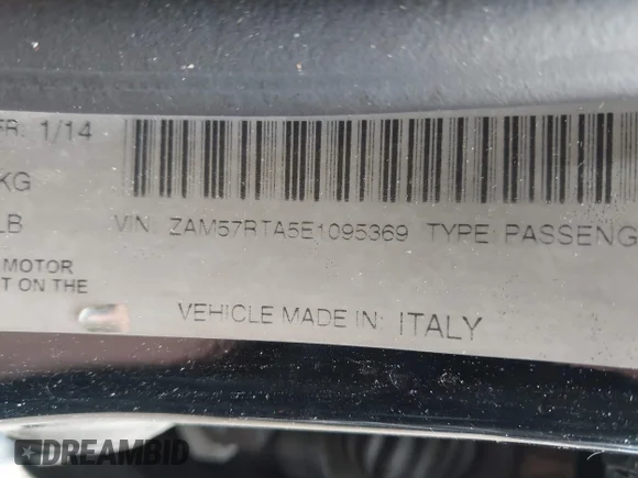 ✅ 2014 Maserati Ghibli S Q4 • VIN: ZAM57RTA5E1095369 • Lot: 45132957. Wystawiony na IAAI z przebiegiem 76 939 mil. Bezpłatny archiwum sprzedaży aukcyjnych z USA i szczegółowy raport historii pojazdu na DreamBid. Zdjęcie 9.