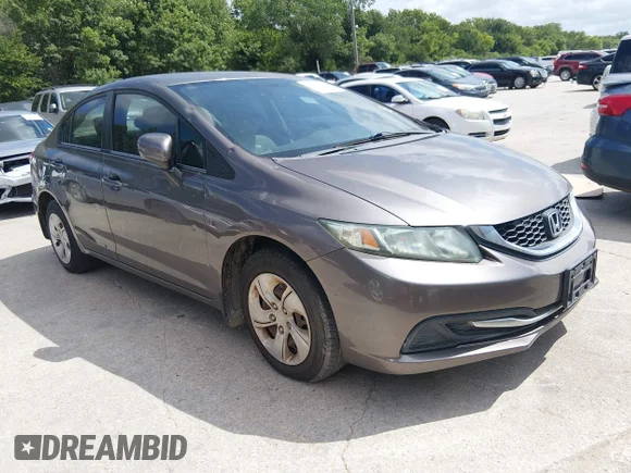 ✅ 2015 Honda Civic LX • VIN: 19XFB2F58FE101113 • Лот: 45398852. Опубликован ранее на IAAI с пробегом 106 963 миль. Бесплатный доступ к архиву аукционных продаж из США и подробный отчёт об истории автомобиля на DreamBid. Изображение 1.