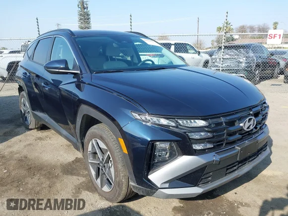 ✅ 2025 Hyundai Tucson SEL • VIN: KM8JBDD22SU384856 • Lot: 44268793. Listed on IAAI with 1,753 mi. Free auction sales archive from the USA and detailed vehicle history report at DreamBid. Image 1.