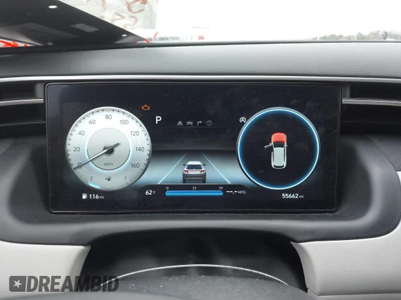 ✅ 2024 Hyundai Tucson Limited • VIN: 5NMJECDE3RH361426 • Lot: 44116256. Wystawiony na IAAI z przebiegiem 55 662 mil. Bezpłatny archiwum sprzedaży aukcyjnych z USA i szczegółowy raport historii pojazdu na DreamBid. Zdjęcie 7.