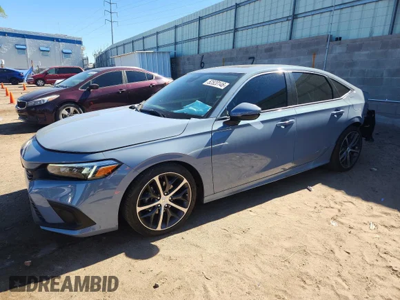 ✅ 2024 Honda Civic Touring • VIN: 2HGFE1F97RH304007 • Lot: 52520146. Listed on Copart with 9,877 mi. Free auction sales archive from the USA and detailed vehicle history report at DreamBid. Image 1.