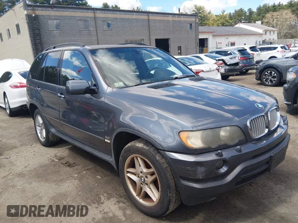 ✅ 2003 BMW X5 4.4i • VIN: 5UXFB33563LH48091 • Лот: 44985748. Опубликован ранее на IAAI с пробегом 126 595 миль. Бесплатный доступ к архиву аукционных продаж из США и подробный отчёт об истории автомобиля на DreamBid. Изображение 1.