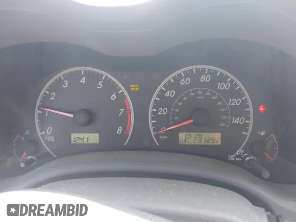 ✅ 2009 Toyota Corolla • VIN: JTDBL40E39J036615 • Lot: 43125388. Wystawiony na IAAI z przebiegiem 231 292 mil. Bezpłatny archiwum sprzedaży aukcyjnych z USA i szczegółowy raport historii pojazdu na DreamBid. Zdjęcie 7.
