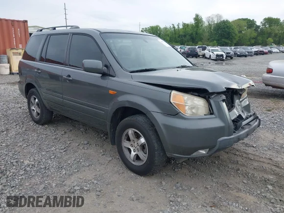 ✅ 2008 Honda Pilot EX-L • VIN: 5FNYF28758B028064 • Lot: 44797034. Listed on IAAI with 171,742 mi. Free auction sales archive from the USA and detailed vehicle history report at DreamBid. Image 1.