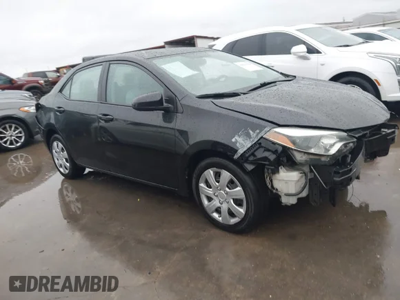 ✅ 2015 Toyota Corolla LE Plus • VIN: 2T1BURHE5FC403052 • Lot: 44963798. Listed on IAAI with 104,943 mi. Free auction sales archive from the USA and detailed vehicle history report at DreamBid. Image 1.