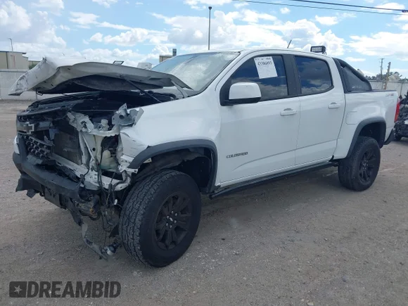 ✅ 2020 Chevrolet Colorado 4WD ZR2 • VIN: 1GCGTEEN0L1222317 • Lot: 43386893. Wystawiony na IAAI z przebiegiem 80 797 mil. Bezpłatny archiwum sprzedaży aukcyjnych z USA i szczegółowy raport historii pojazdu na DreamBid. Zdjęcie 2.