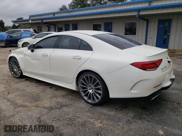 ✅ 2019 Mercedes-Benz CLS 450 • VIN: WDD2J5JB9KA036789 • Lot: 37124503. Listed on Copart with 31,904 mi. Free auction sales archive from the USA and detailed vehicle history report at DreamBid. Image 2.