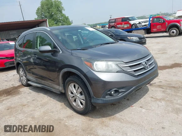 ✅ 2013 Honda CR-V EX-L • VIN: 2HKRM4H74DH666047 • Lot: 45148184. Listed on IAAI with 191,269 mi. Free auction sales archive from the USA and detailed vehicle history report at DreamBid. Image 1.
