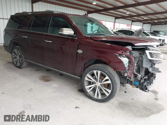 ✅ 2021 Ford Expedition Max King Ranch • VIN: 1FMJK1PT0MEA40958 • Лот: 44947632. Опубліковано раніше на IAAI з пробігом 70 552 миль. Безкоштовний доступ до архіву аукціонних продажів зі США та докладний звіт про історію автомобіля на DreamBid. Зображення 1.
