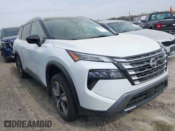 ✅ 2024 Nissan Rogue SL • VIN: JN8BT3CA1RW356168 • Лот: 44625639. Опубліковано раніше на IAAI з пробігом 30 587 миль. Безкоштовний доступ до архіву аукціонних продажів зі США та докладний звіт про історію автомобіля на DreamBid. Зображення 1.