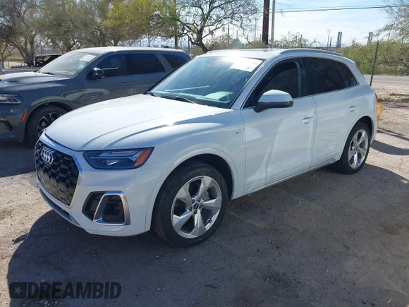 ✅ 2022 Audi Q5 S line Premium Plus • VIN: WA1EAAFY6N2008499 • Lot: 44441904. Wystawiony na IAAI z przebiegiem 110 247 mil. Bezpłatny archiwum sprzedaży aukcyjnych z USA i szczegółowy raport historii pojazdu na DreamBid. Zdjęcie 2.