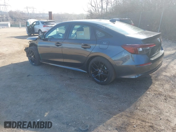 ✅ 2026 Honda Civic Sport • VIN: 2HGFE2F52TH540719 • Lot: 44663659. Wystawiony na IAAI z przebiegiem 1 633 mil. Bezpłatny archiwum sprzedaży aukcyjnych z USA i szczegółowy raport historii pojazdu na DreamBid. Zdjęcie 3.