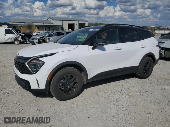 ✅ 2025 Kia Sportage X-Pro Prestige • VIN: 5XYK7CDF0SG285459 • Lot: 81988455. Listed on Copart with 10,686 mi. Free auction sales archive from the USA and detailed vehicle history report at DreamBid. Image 1.
