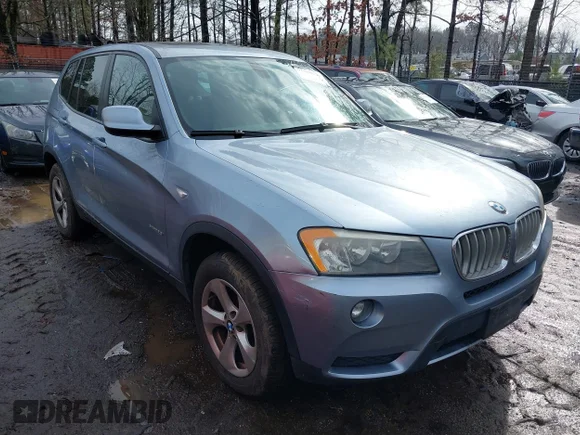 ✅ 2011 BMW X3 28i • VIN: 5UXWX5C54BLW13748 • Лот: 41450687. Опубликован ранее на IAAI с пробегом 177 593 миль. Бесплатный доступ к архиву аукционных продаж из США и подробный отчёт об истории автомобиля на DreamBid. Изображение 1.