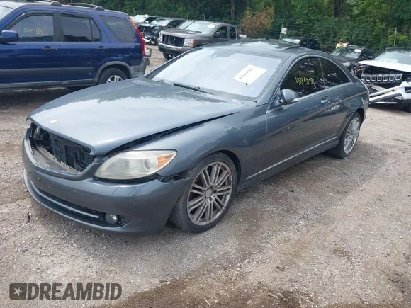 ✅ 2007 Mercedes-Benz CL 550 • VIN: WDDEJ71X67A001431 • Lot: 45469281. Listed on IAAI with 123,583 mi. Free auction sales archive from the USA and detailed vehicle history report at DreamBid. Image 2.