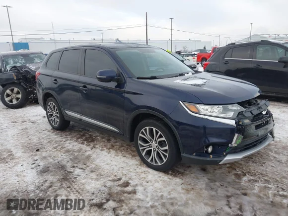 ✅ 2017 Mitsubishi Outlander SE • VIN: JA4AZ3A31HZ027570 • Lot: 44086060. Listed on IAAI with 117,028 mi. Free auction sales archive from the USA and detailed vehicle history report at DreamBid. Image 1.