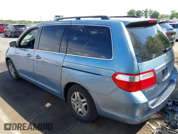 ✅ 2007 Honda Odyssey EX • VIN: 5FNRL384X7B075873 • Lot: 45417259. Wystawiony na IAAI z przebiegiem 227 479 mil. Bezpłatny archiwum sprzedaży aukcyjnych z USA i szczegółowy raport historii pojazdu na DreamBid. Zdjęcie 3.